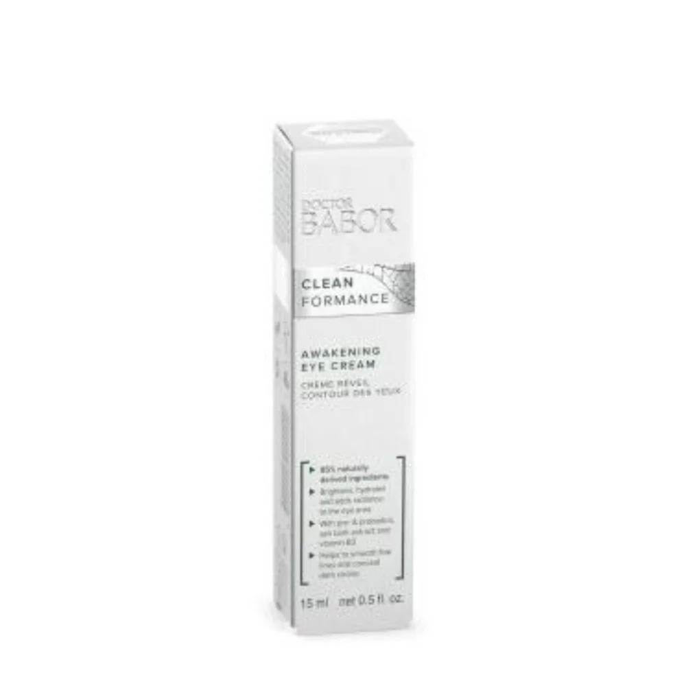 NIB $99 BABOR DOCTOR BABOR Cleanformance Awakening Eye Cream Eye Care, 15 ml - Picture 3 of 7